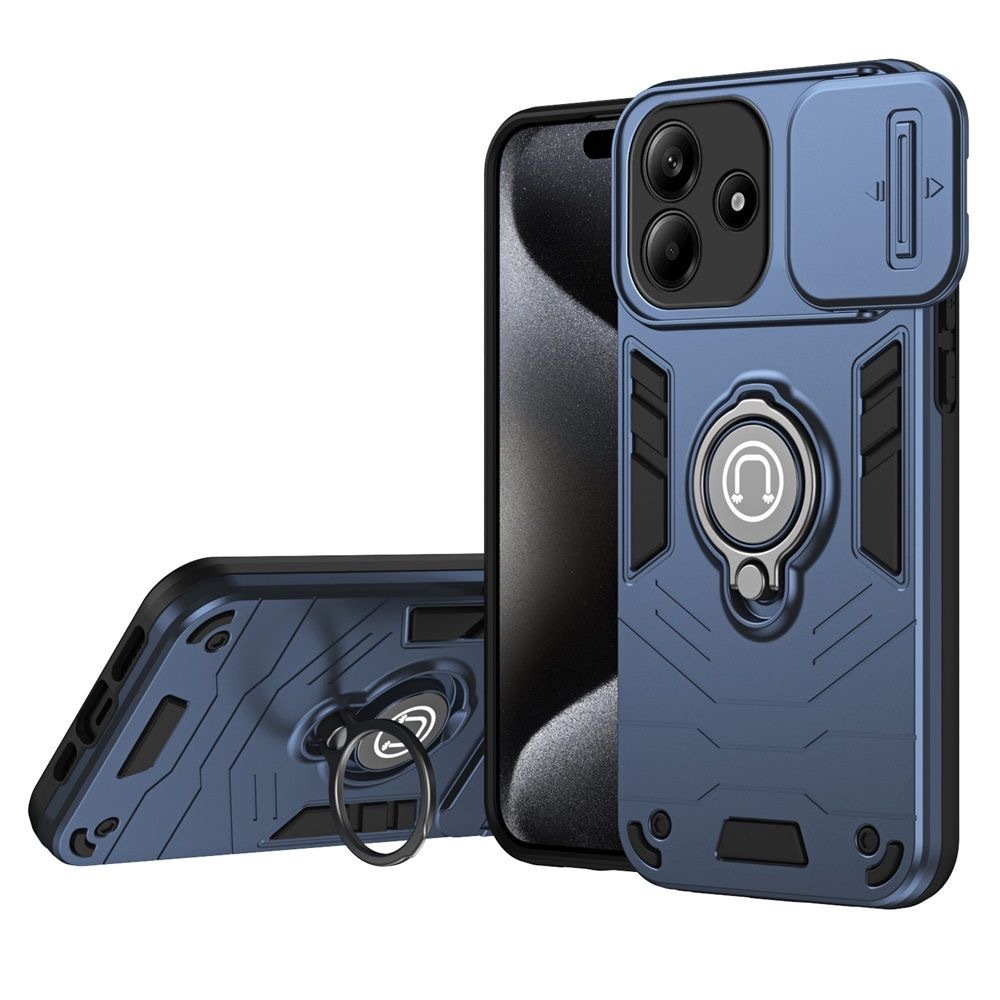 เคสกันกระแทก มีขาตั้ง Ring สไลกล้อง สำหรับ VIVO Y100 Y200 5G Y19S  Y02 Y02T Y17S Y28 4G Y21 Y20 Y21 Y03 Y18