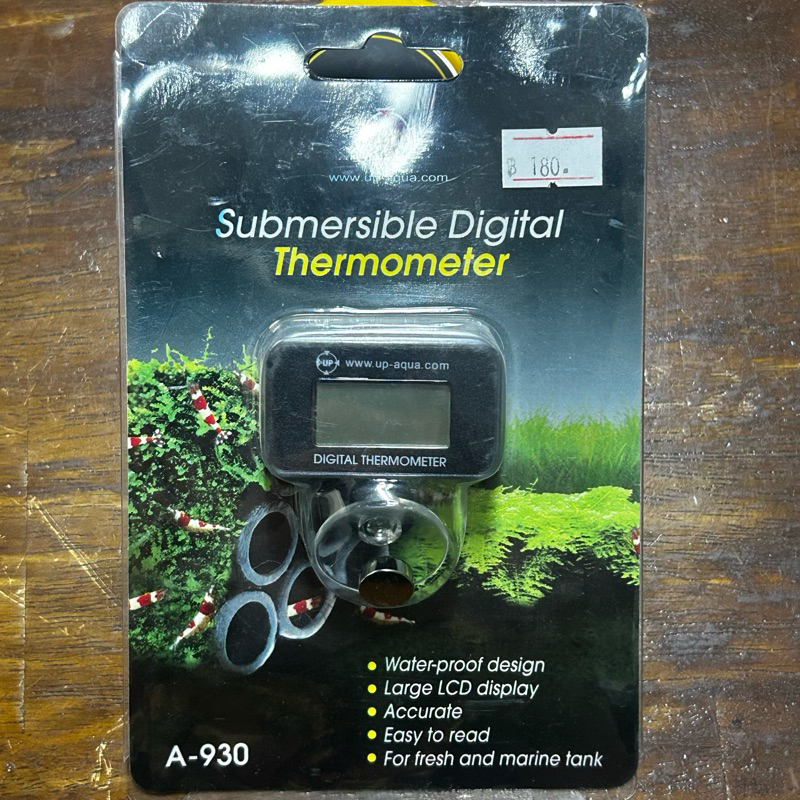 Up aqua Submersible digital Thermometer celcius เทอร์โมมิเตอร์แบบดิจิตอล ชนิดจุ่มน้ำได้พร้อมตัวดูดติดกระจก
