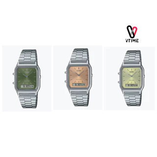 CASIO นาฬิกาข้อมือ Vintage รุ่น AQ-230A-1D | AQ-230A-2A1 | AQ-230A-2A2 | AQ-230A-7A | AQ-230GG-9A