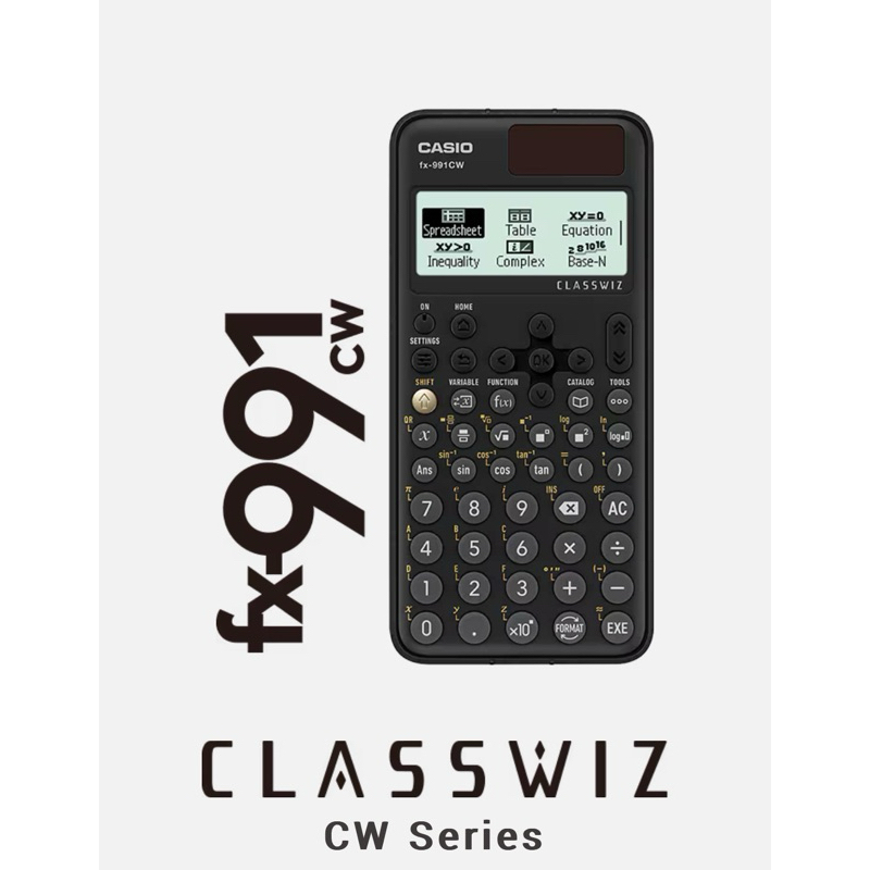 เครื่องคิดเลข Casio FX-991CW Classwiz ของใหม่ ของแท้ รับประกัน 2ปี