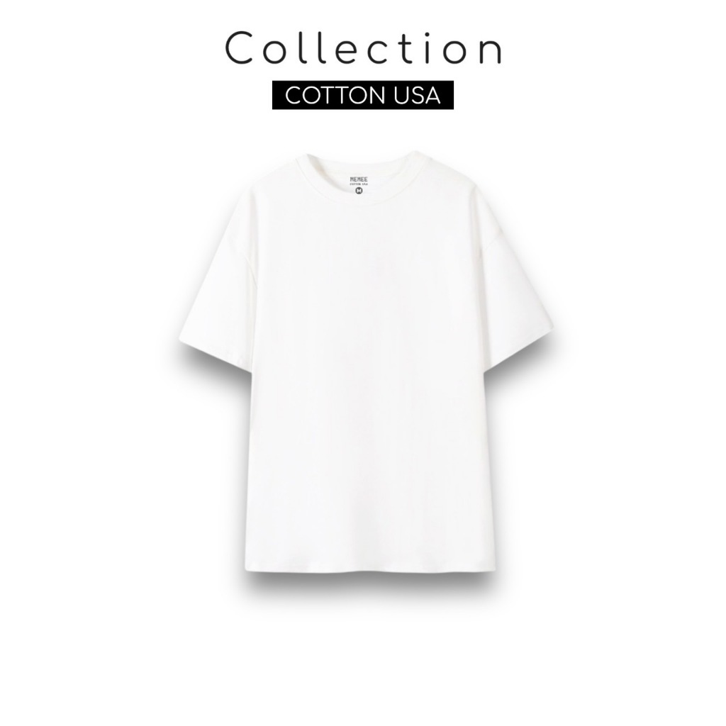 (มาแรง) MEMEE ⚡️COTTON USA ผ้าหนานิ่ม S-3XL (สีพื้นไม่มีลาย ทรงตรง) รูปที่ 8