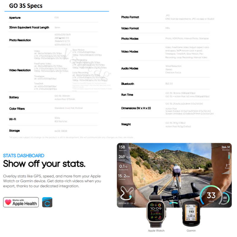 【New Arrival】Insta360 GO 3S the tiny mighty 4K cam รับประกันศูนย์ไทย - รูปที่ 5