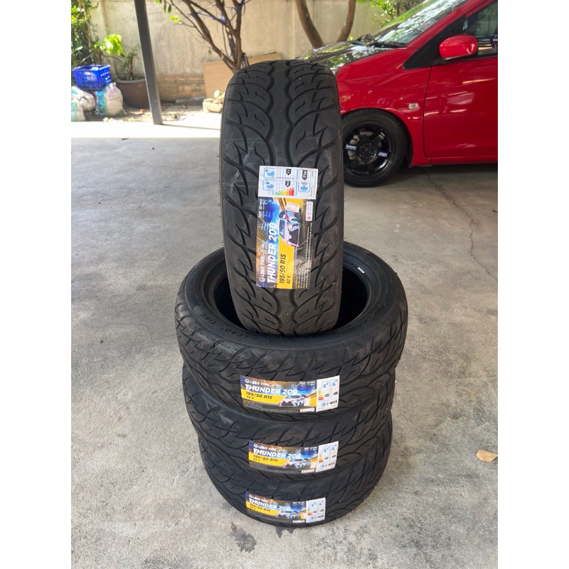 (4เส้น)ยาง LEAO Tire 195/50/15 ปี24 ลายนี้ใช้วิ่งก็ดีใช้ซิ่งก้ได้