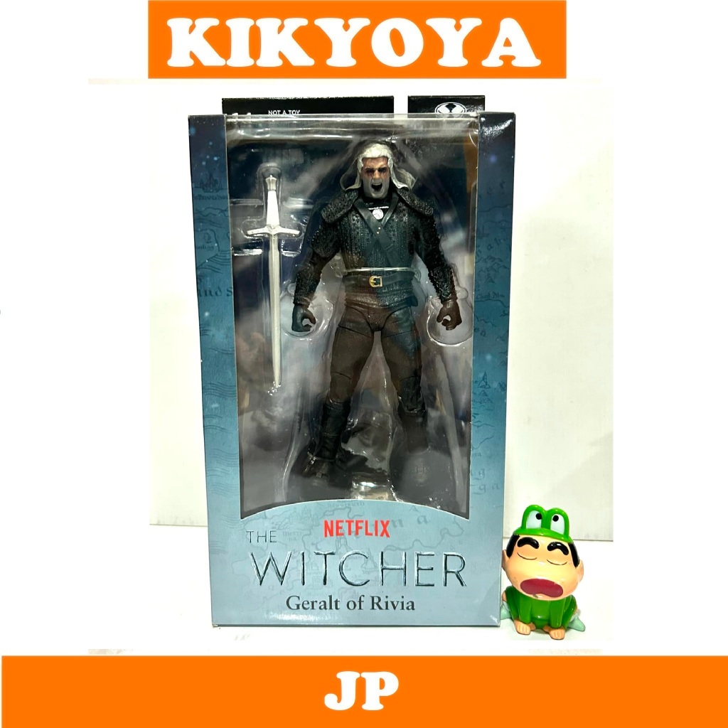 + "The Witcher " Action Figure 7 Inch Geralt of Rivia (Kikimora Battle) mcfarlane toy NEW netflix