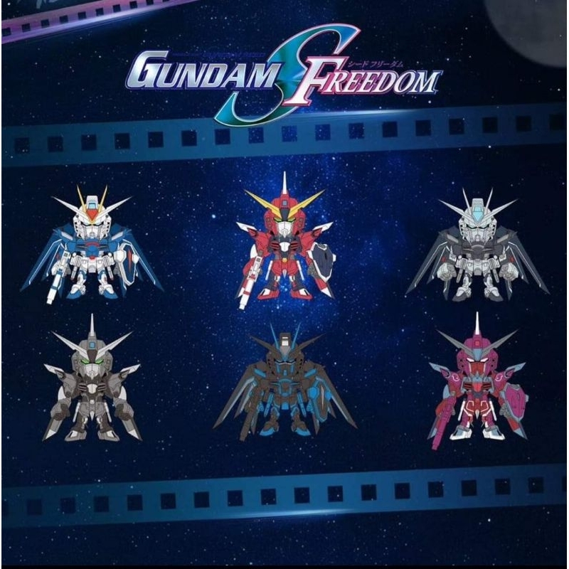 (พร้อมส่ง/ ยก Box) Gundam QMSV Mini: Gundam Seed Freedom