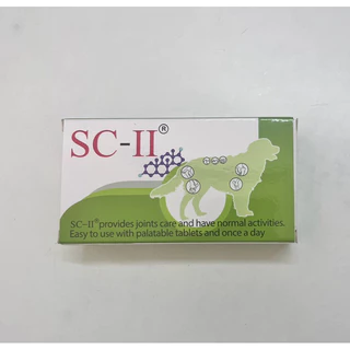 SC-II บำรุงข้อสำหรับสุนัข อาหารเสริมคอลลาเจน ข้ออักเสบ หมดอายุ 18/08/2027
