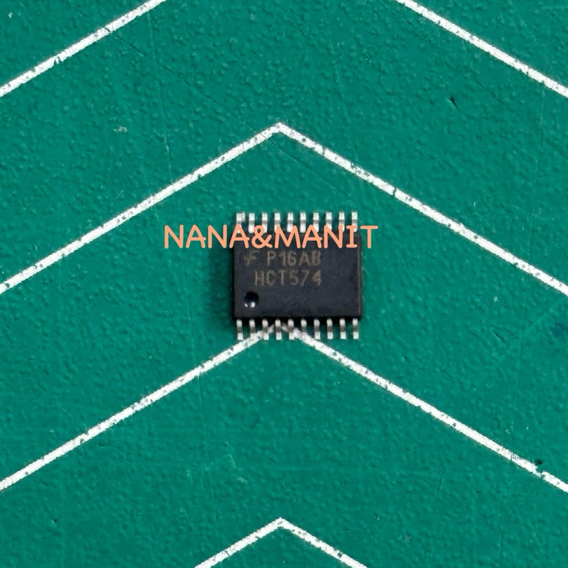 74HCT574 TSSOP-20 SMD 6X4MM แพ็คละ 2 ตัว มีสินค้า พร้อมส่งในไทย🇹🇭