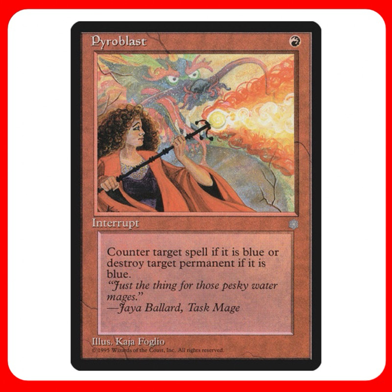 [MTG] Pyroblast [IA] [RED] [COMMON] [NORMAL] [ENG] (การ์ดเมจิค / Magic the Gathering) [EDH]