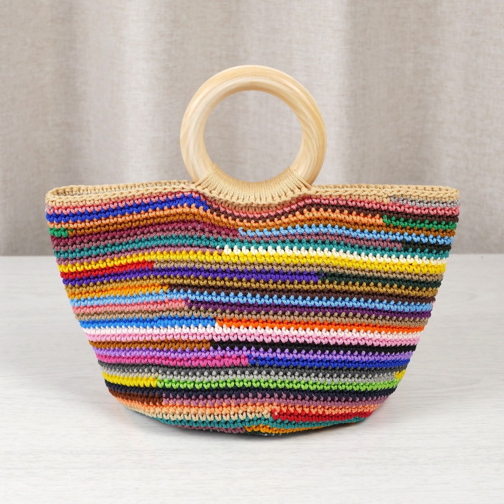 เศษเชือกฟอก เชือกคละสี 100 กรัม สำหรับถักกระเป๋า - รูปที่ 7