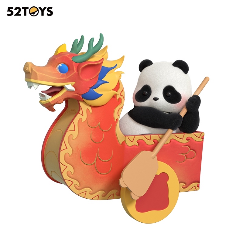 52TOYS PANDA ROLL Dragon Boat Racing Series BLINDBOX โมเดล ของเล่นเด็กเล่น ของขวัญพิเศษ ART TOYS [043]