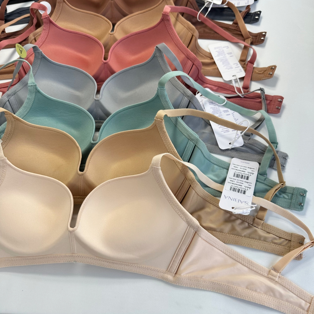 รหัส HBHN1005 HBHN1006 SABINA BRALESS เสื้อชั้นใน Invisible Wire (ไม่มีโครง) รุ่น Habpy Push VIP