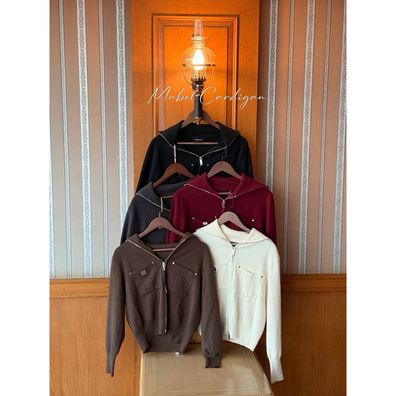 พร้อมส่ง THESUNCO - Mabel Cardigan มาเบล คาร์ดิแกน ซิปรูดได้ 2 ทิศทาง ผ้าหนานุ่มไม่คัน - รูปที่ 3