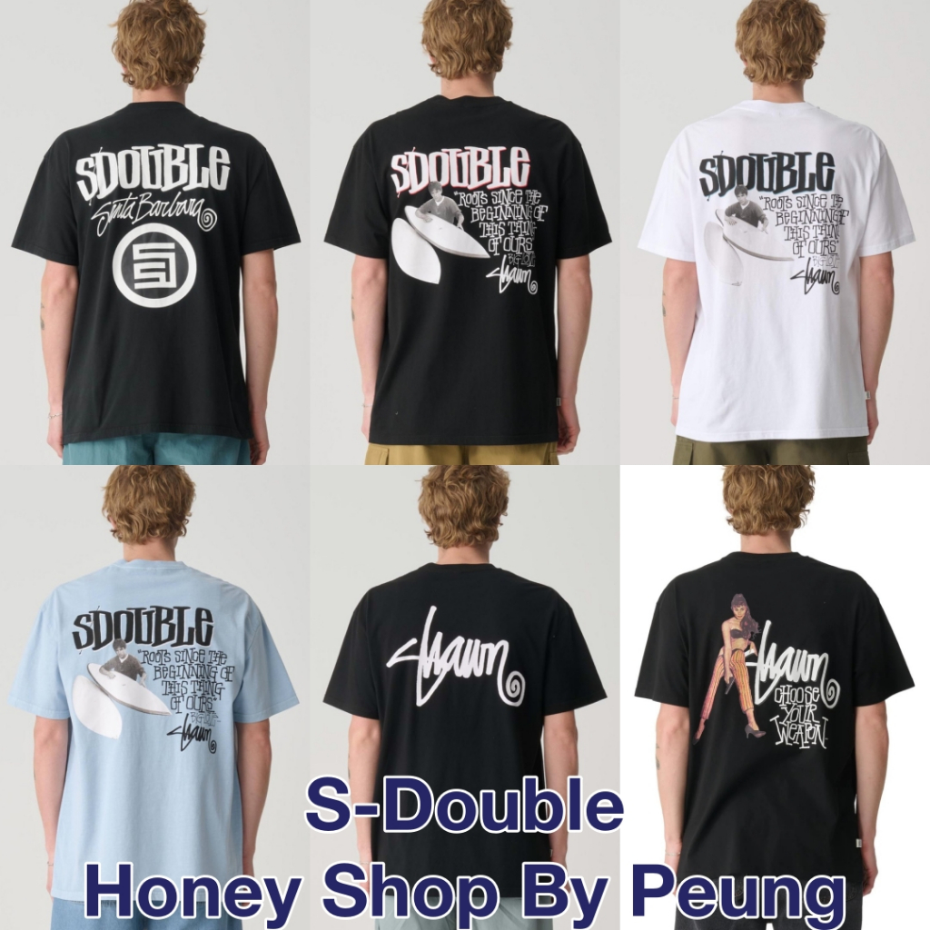 [โค้ดลด 30% เหลือ 1,8xx ของแท้ พร้อมส่งในไทย] S-Double แบรนด์น้องใหม่ของคุณ Shawn Stussy (ผู้ก่อตั้งแบรนด์ Stussy) ซึ่ง