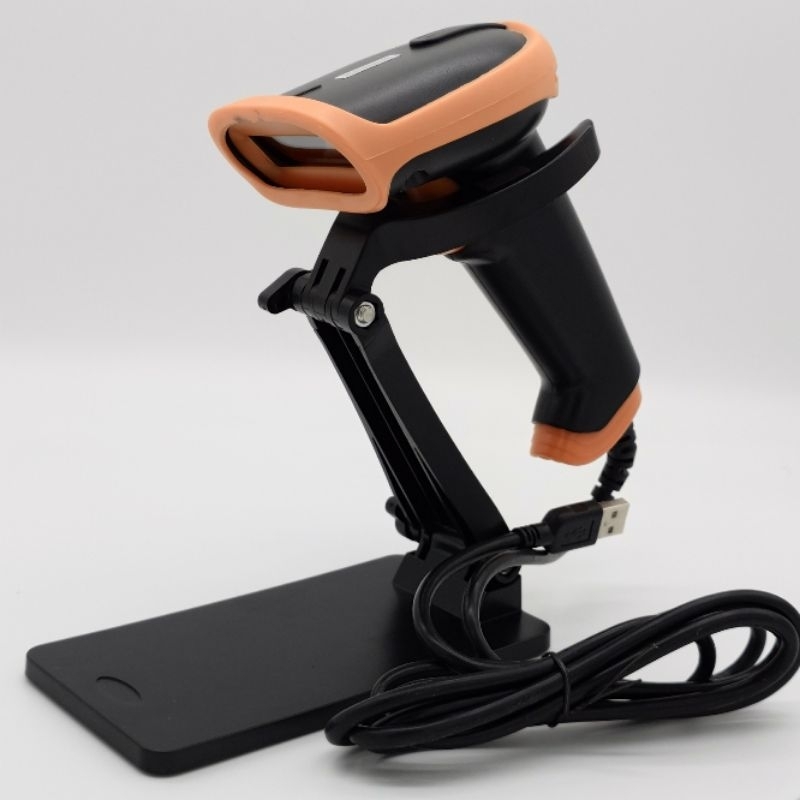 เครื่องสแกนบาร์โค้ด1D, 2D และ QR code ทุกชนิด USB Barcode Scanner [พร้อมส่ง]