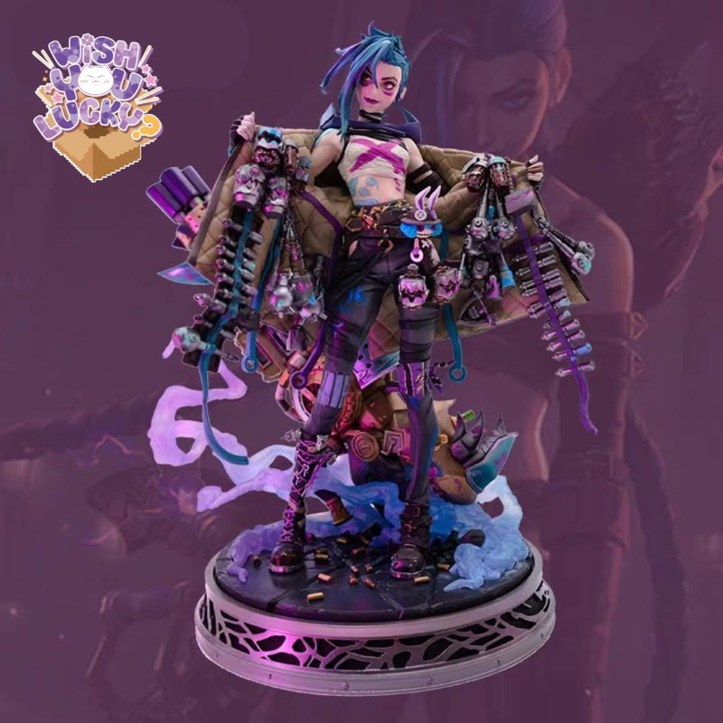[pre-order] League of Legends Arcane Champion Jinx Warwick 1/7 Scale Statue 100% Authentic