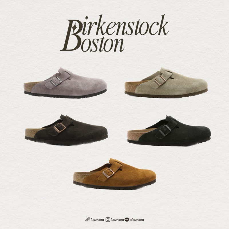 รอพรี/พร้อมส่ง - ของแท้100% BIRKENSTOCK BOSTON