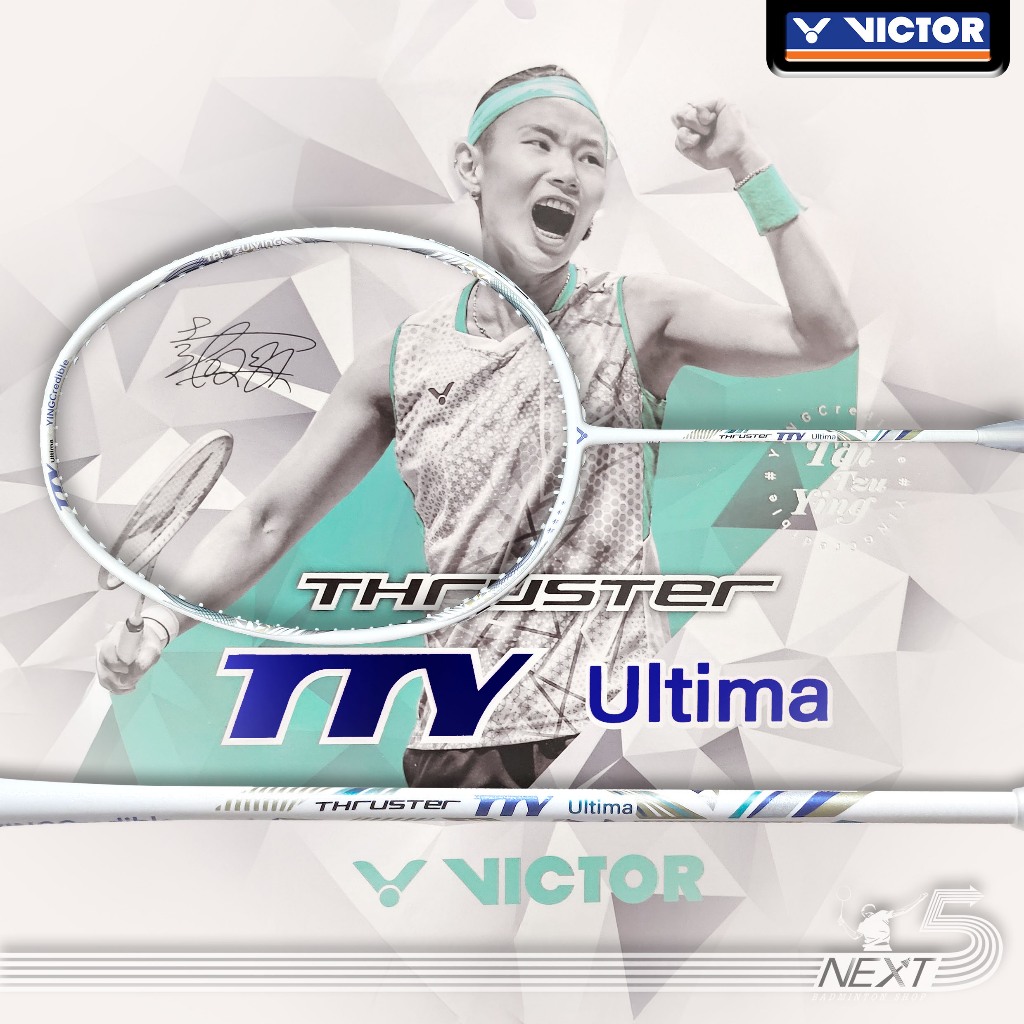 Victor ไม้แบดมินตัน รุ่น TK-TTY ULTIMA  Limited Edition แถม เอ็น กริป ซอง
