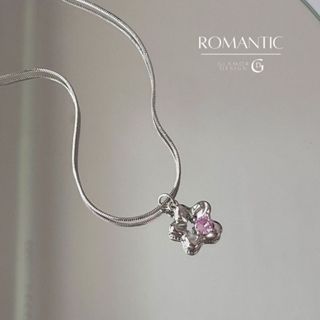 GLAMOR✨สร้อยคอเงิน Romantic สร้อยสวยๆ สร้อยสีเงิน สร้อยคอดอก…