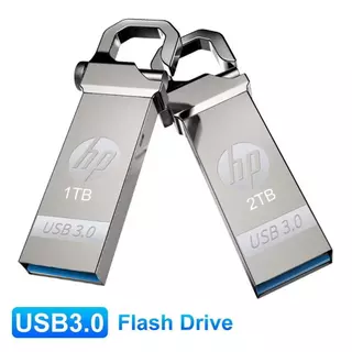 แฟลชไดรฟ์ USB 3.0 1TB 2TB ความเร็วสูง ขนาดเล็ก แบบพกพา สําหรับ HP USB3.0​​ แฟลชไดรฟ์ USB 1TB 2TB โลหะ กันน้ํา สําหรับรถ