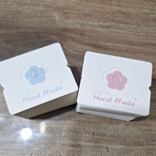 หัวกระดาษ 5 * 6 ซม ดอกบ๊วย ชมพูฟ้า 1 ก้อนมี 100 ใบ กระดาษหนา…