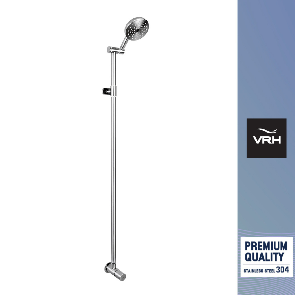VRH ฝักบัวอาบน้ำปรับระดับ 1 ระดับหัว 4" ก๊อกเดี่ยว รหัส FJVHS-112NDS (Clearance Product)