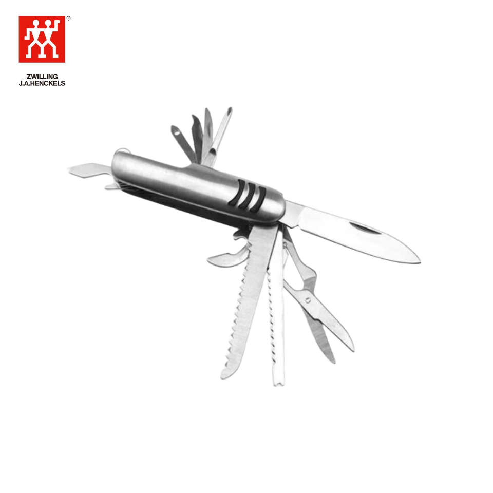 Zwilling Outdoor multifunctional folding scissors Swiss knife camping fishing combination knife scre