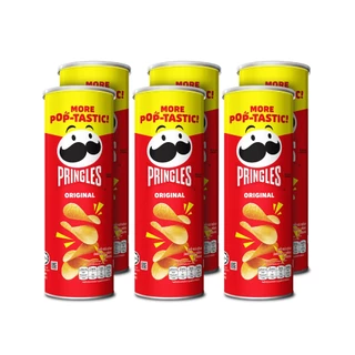 [6 ชิ้น] Pringles Potato crisps original พริงเกิลส์ ออริจินอล 102 กรัม
