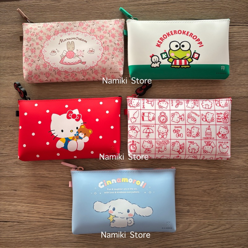 [ของแท้จากญี่ปุ่น🇯🇵] กระเป๋าซิลิโคน NUU p+g design Sanrio Characters กระเป๋าเงินผู้หญิง