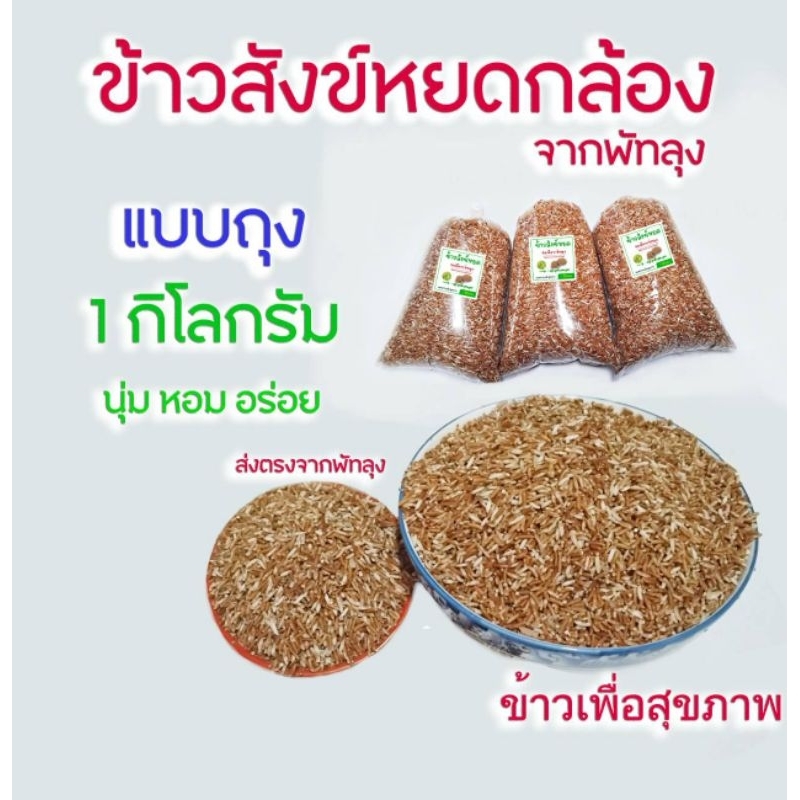 ข้าวสังข์หยด ของแท้ 100% จากพัทลุง มีความนุ่ม หอม อร่อย เหมาะสำหรับผู้รักสุขภาพ