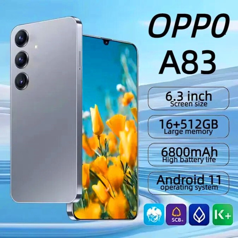 โทรศัพท์มือถือเดิม 0PP0 A83 5G 16+512GB โทรศัพท์ Android Android 11 โทรศัพท์มือถือเต็มจอ 6800mAh