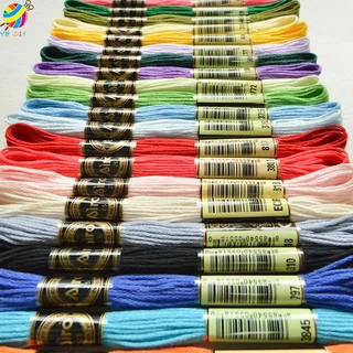 ไหมปัก ด้ายปัก ปักมือ ปักครอสติช 10สี (พร้อมส่งค่ะ)