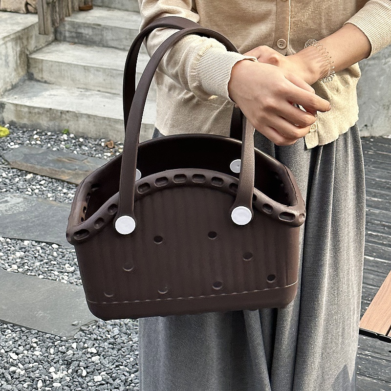 Falisar กระเป๋าถือแฟชั่น EVA ขนาด 31x22 ฟรีการ์ตูนลายน่ารัก เหมาะสำหรับผู้หญิง รุ่น C-1