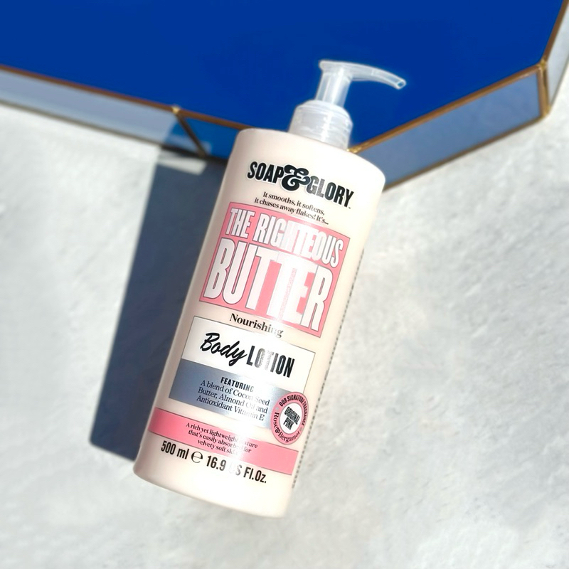 SALE🔥แท้💯% Soap & Glory The Righteous Butter Body Lotion โซพ แอนด์ กลอรี่ บัทเทอร์ นูริชชิ่ง บอดี้ โลชั่น 500ml