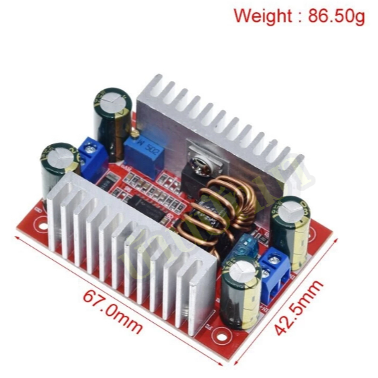 ปรับโวลท์DC-DC แปลงไฟ 1800W/1200W/400W สเต็ปอัพ step up dc โมดูล Converter Boost 8-60V to 12-90V พร้อมส่งในไทย