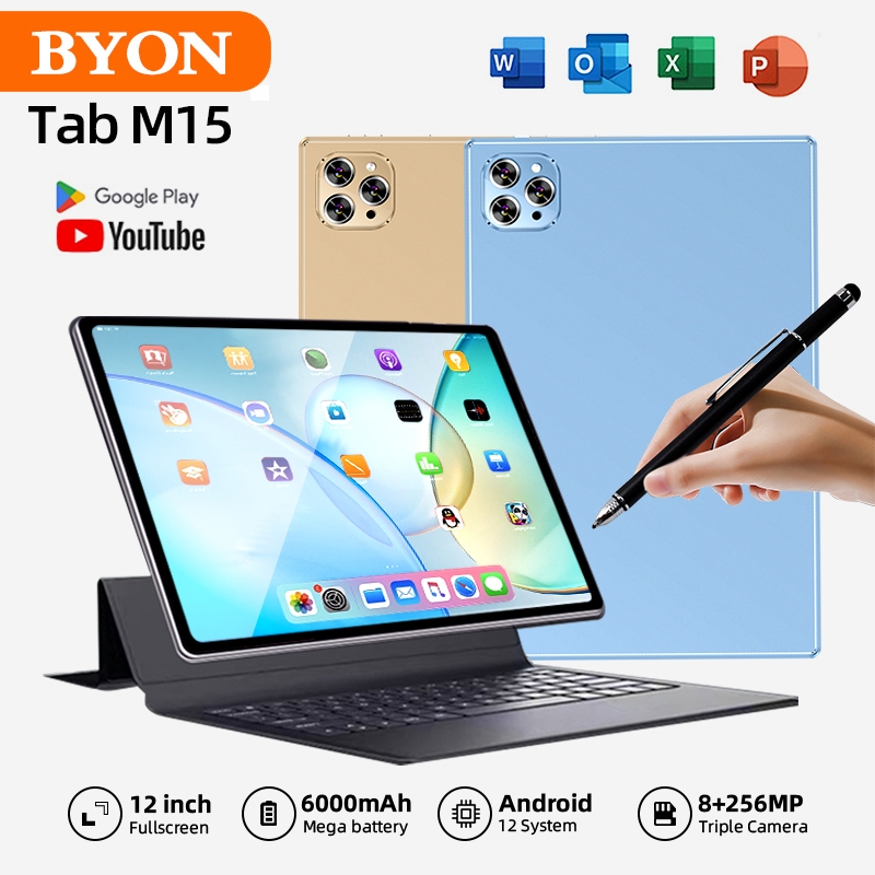 11 นิ้ว แท็บเล็ต Tablet RAM16G+ROM512G 24+48MP Full HD แท็บเล็ตพีซี Android12.0 แท็บเล็ต WIFI SIM 4G/5G รับประกัน 1ป