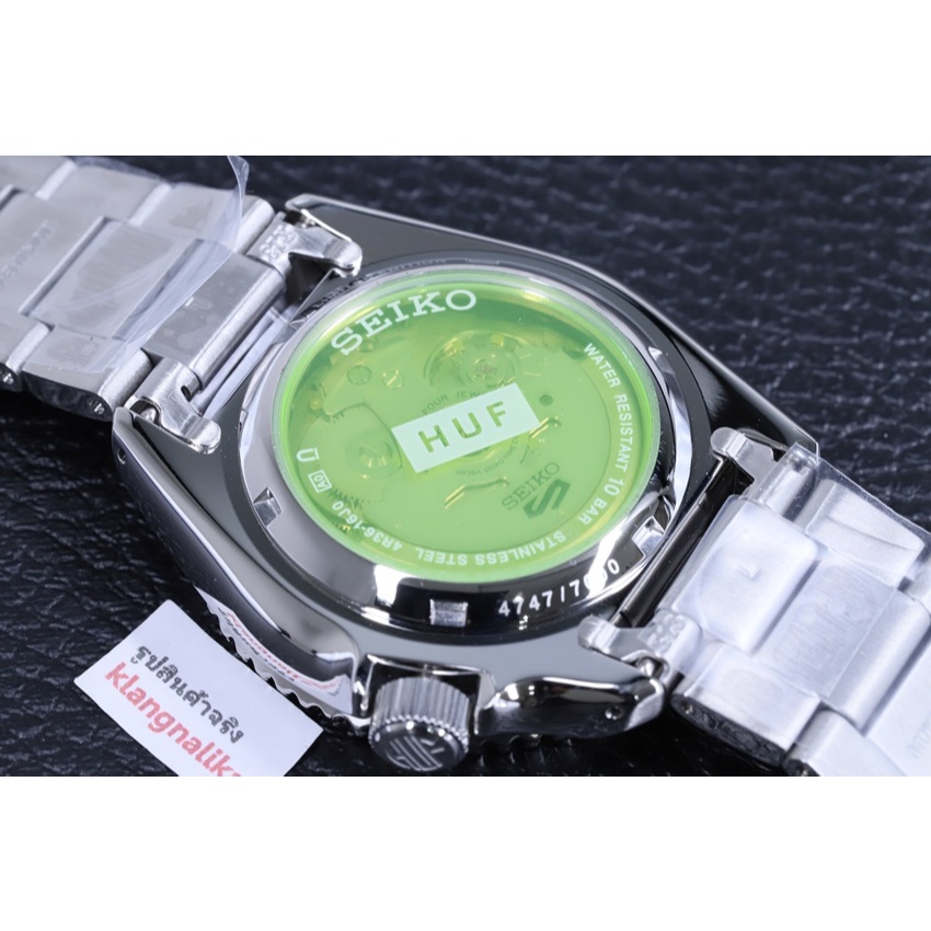 (มีเลขให้เลือก) นาฬิกา Seiko 5 Sports HUF Limited Edition รุ่น SRPL33K / SRPL33K1
