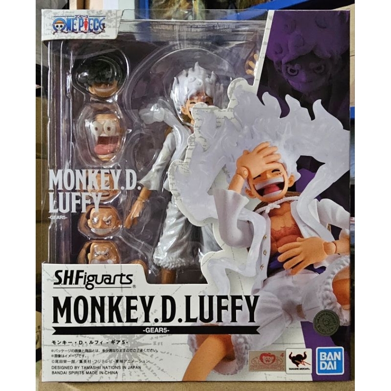 [พร้อมส่ง/มือ 1] S.H.Figuarts Monkey D. Luffy -Gear 5- ( ONE PIECE ) 4573102655615