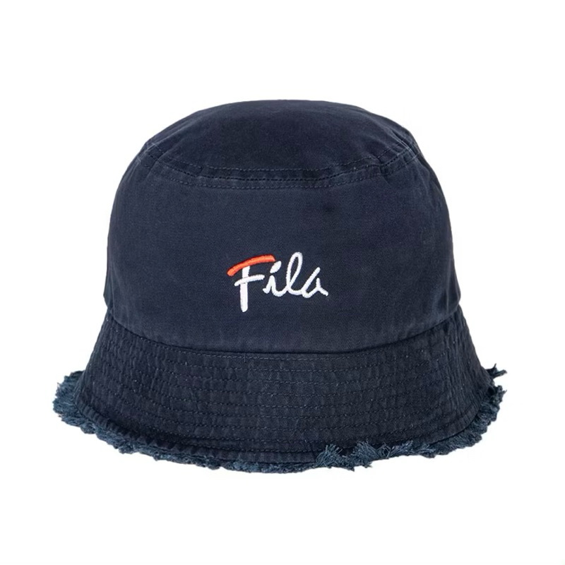 หมวกบักเก็ต Fila รุ่น BHU230201U - แท้ 💯% ( มี2สีให้เลือก ) กรมท่า , ขาว