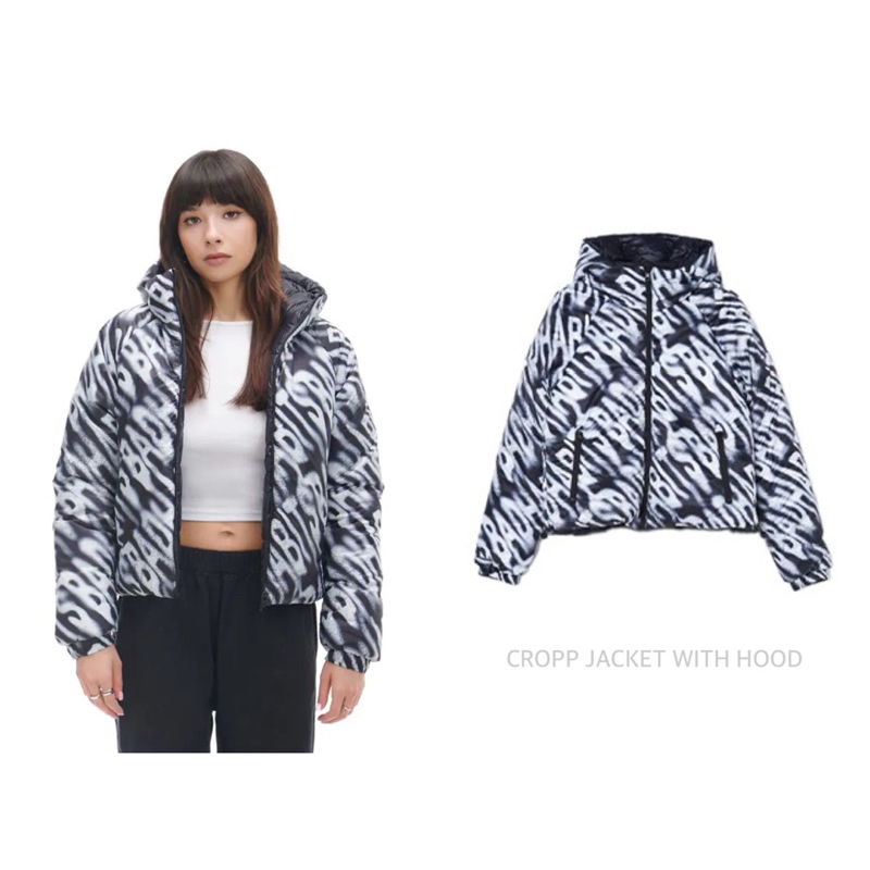 CROPP เสื้อแจ็กเก็ต เสื้อกันหนาว คอสูง มีฮู้ด ACKET WITH HOOD (C032)