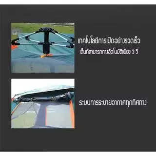 SOTIAY เต็นท์ระบายอากาศ เต้นท์​ เต็นท์สนาม​ เต็นท์นอน เต็นท์เดินป่า เต็นท์สำหรับ 3-4 เต็นท์แคมปิ้ง เต็นท์พักแรม