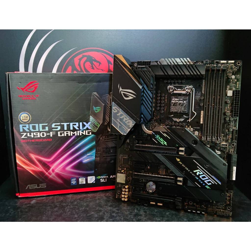 ROG STRIX Z490-F GAMING MOTHERBOARD INTEL LGA1200 10TH DDR4