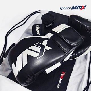 (แถมฟรี ผ้าพันมือ 1 คู่) นวมชกมวย ถุงมือชกมวย MAAX VELOCK Boxing Gloves