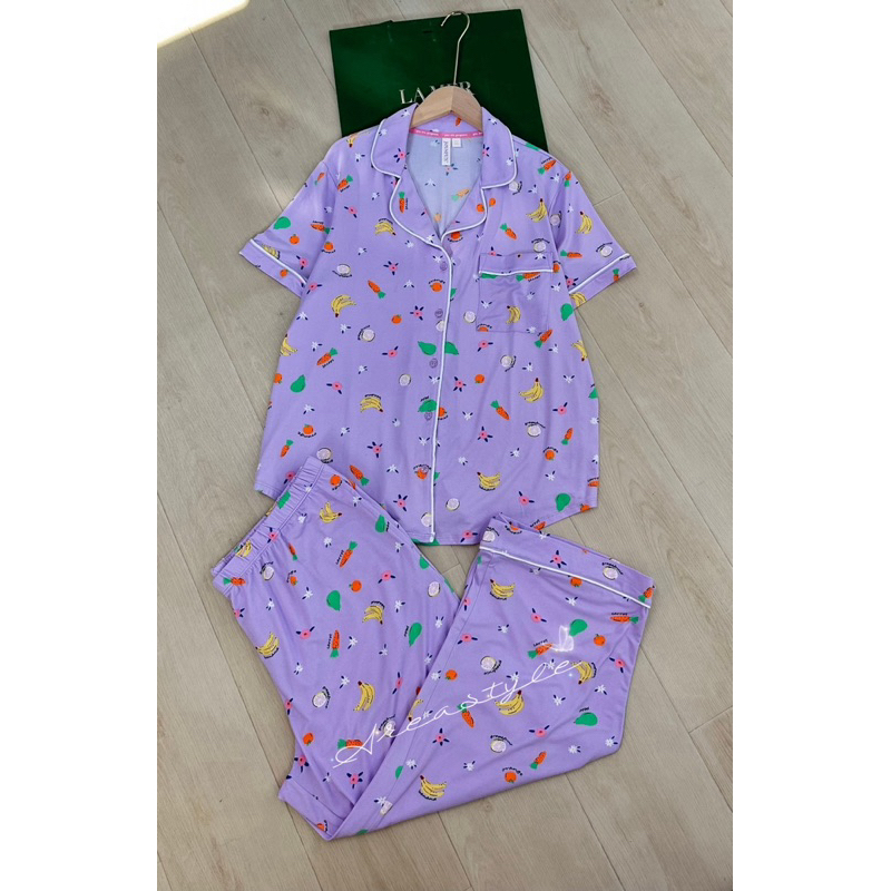 JOYSPUN Pajamas ชุดนอนขายาว ผ้ายืด ผ้า supper soft นุ่มมาก