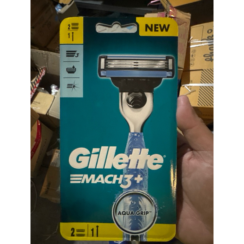ยิลเลตต์ ฟิวชั่นไฟว์ /match3+ ใบมีดโกนพร้อมด้าม 1 ด้าม Gillette Fusion 5 Razor /match3+L221108
