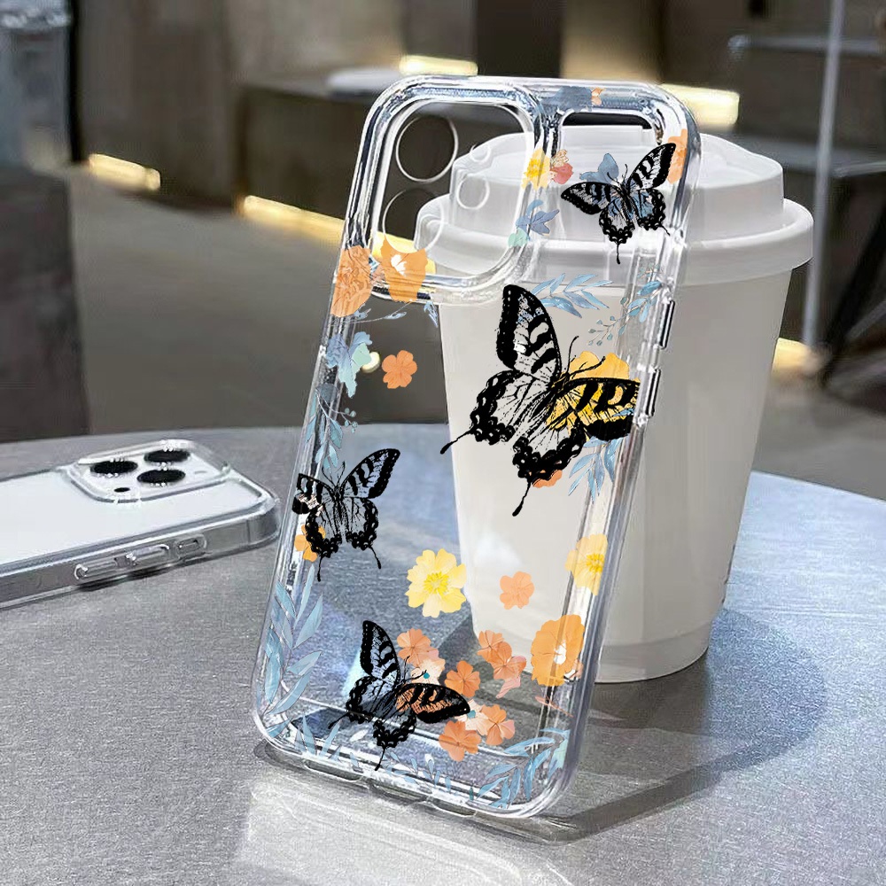 จัดส่งทันที เคสไอโฟน 16 กรณี for iPhone 11 13 12 14 15 Pro Max XS Max X XR 7 8Plus การ์ตูน Clear กันกระแทก Space Case