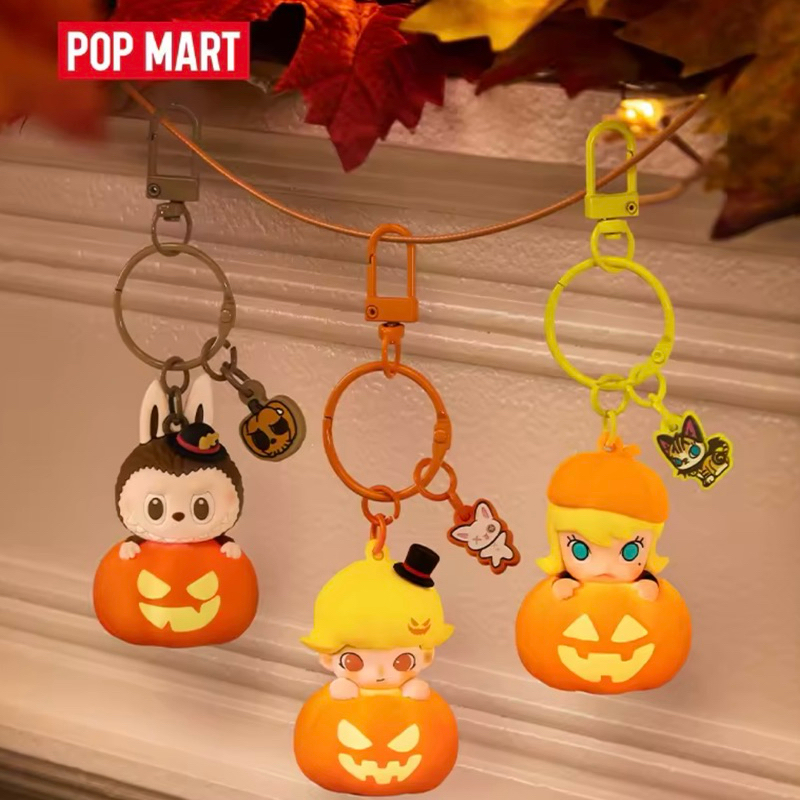 พร้อมส่ง POP MART Happy Halloween Party Series-Luminous Pumpkin Pendant