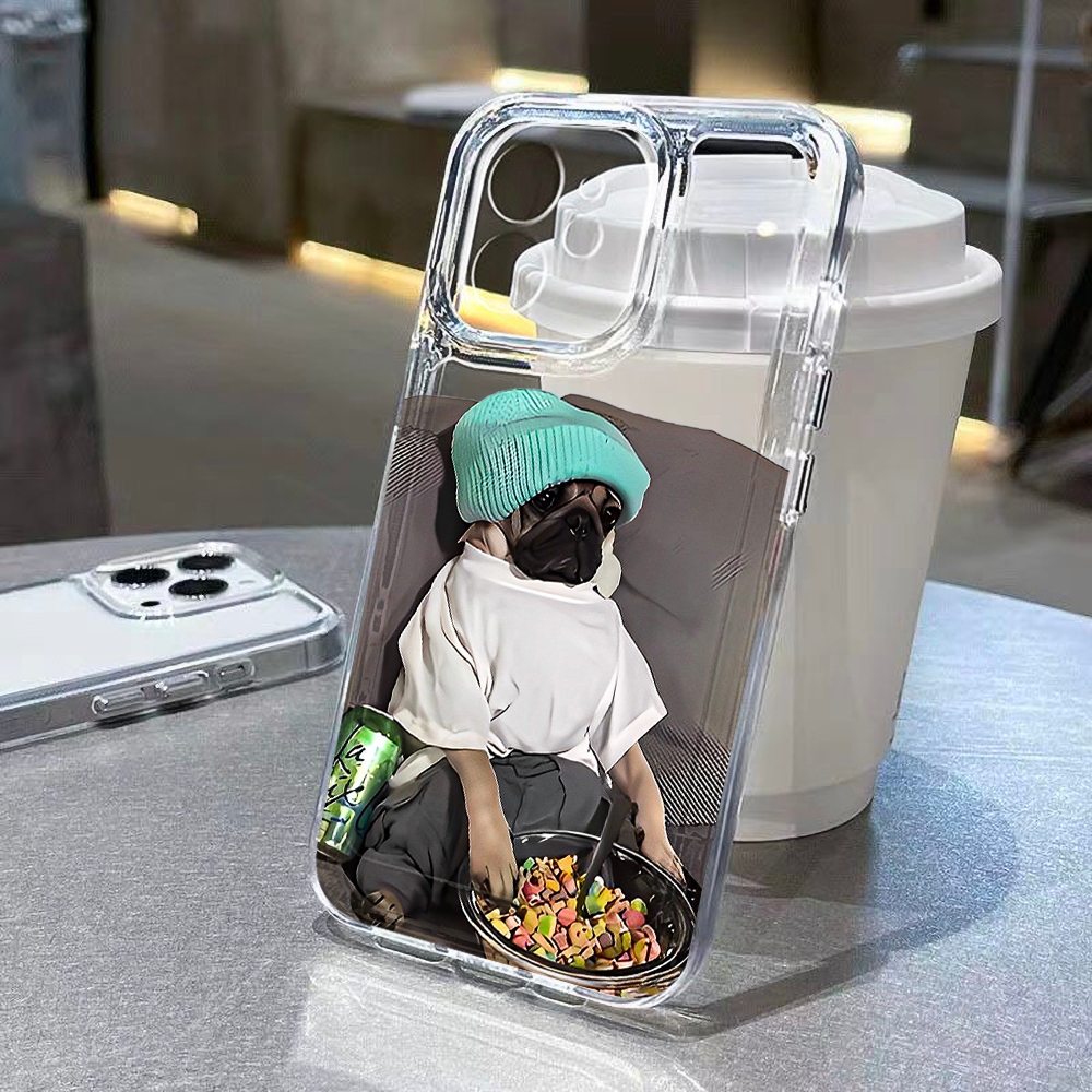 จัดส่งทันที เคสไอโฟน 16 กรณี for iPhone 11 13 12 14 15 Pro Max XSMax X XR 7 8 Plus การ์ตูน Clear กันกระแทก Space Case