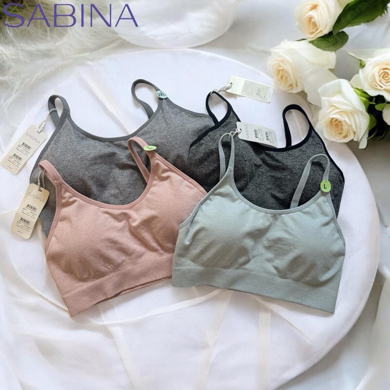 *** สินค้างานเซลล์ราคาพิเศษ***    Sabina เสื้อชั้นในแบบสวมสายเดี่ยวไม่มีโครงไม่ดันทรง รหัสSBUN4002 (งานเคลียร์สต๊อก)