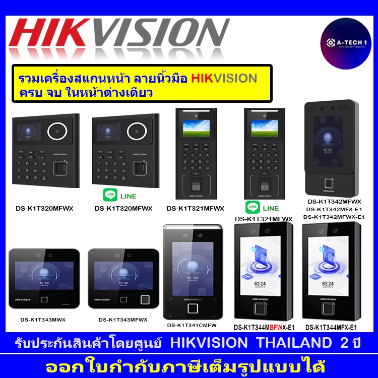HIKVISION รวมเครื่องสแกนหน้า ลายนิ้วมือ และบัตร ไว้ภายนเว็ปเดียว จบในหน้าต่างเดียว