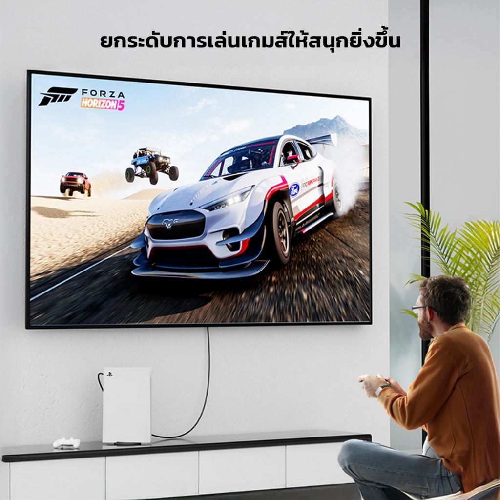 JASOZ สาย HDMI to HDMI HD ความชัด 8K ความยาวสาย 0.5 - 5 เมตร  วัสดุอลูมิเนียม